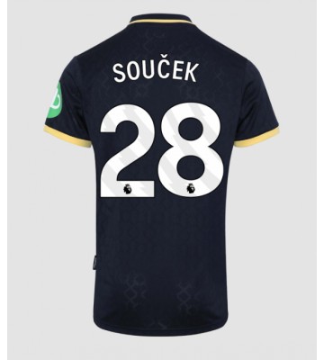 Lacne Muži Futbalové dres West Ham United Tomas Soucek #28 2025-26 Krátky Rukáv - Tretina
